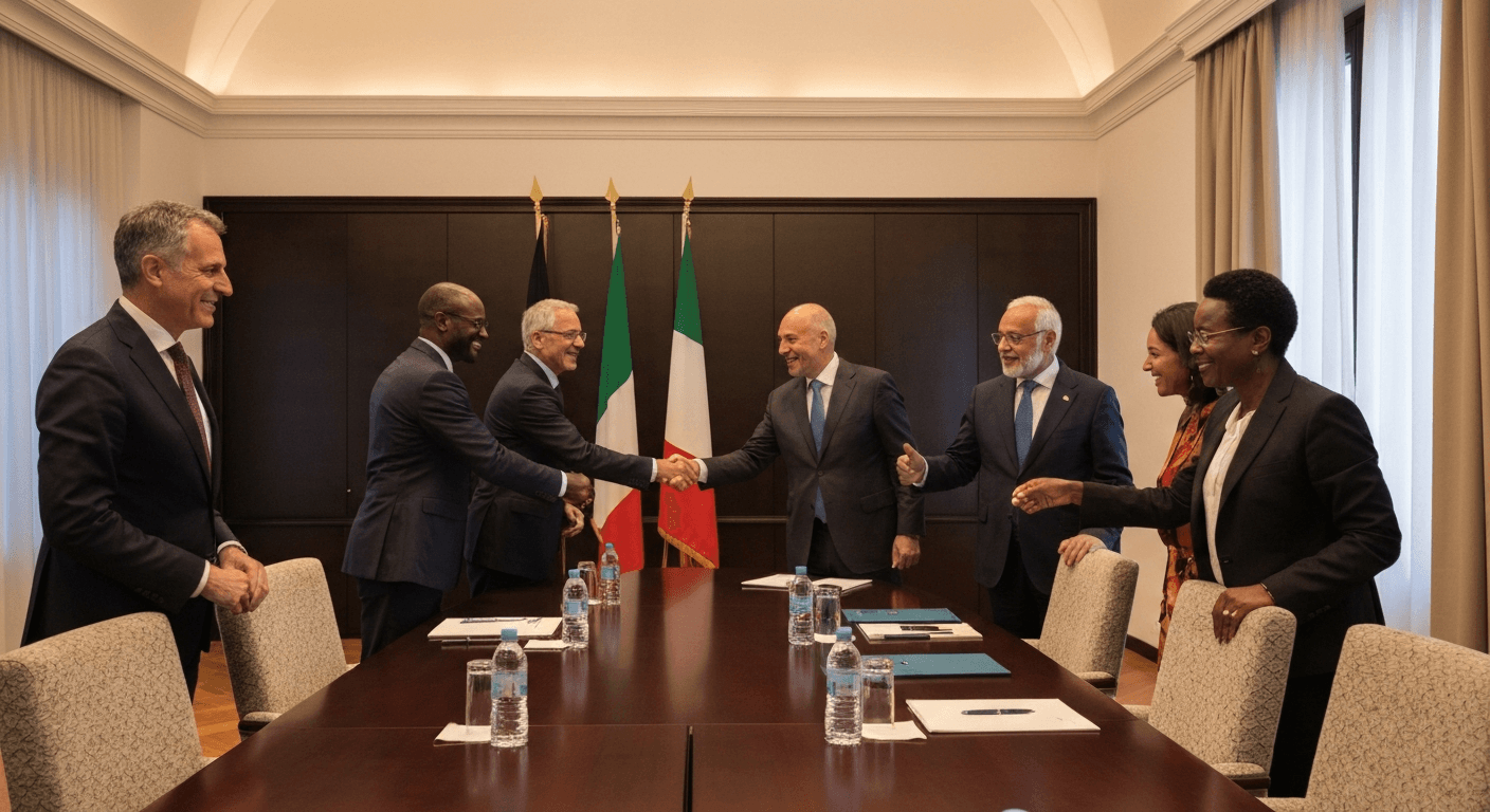 Il Presidente Alfredo C. Cestari partecipa a un importante incontro presso l’ambasciata angolana in Italia